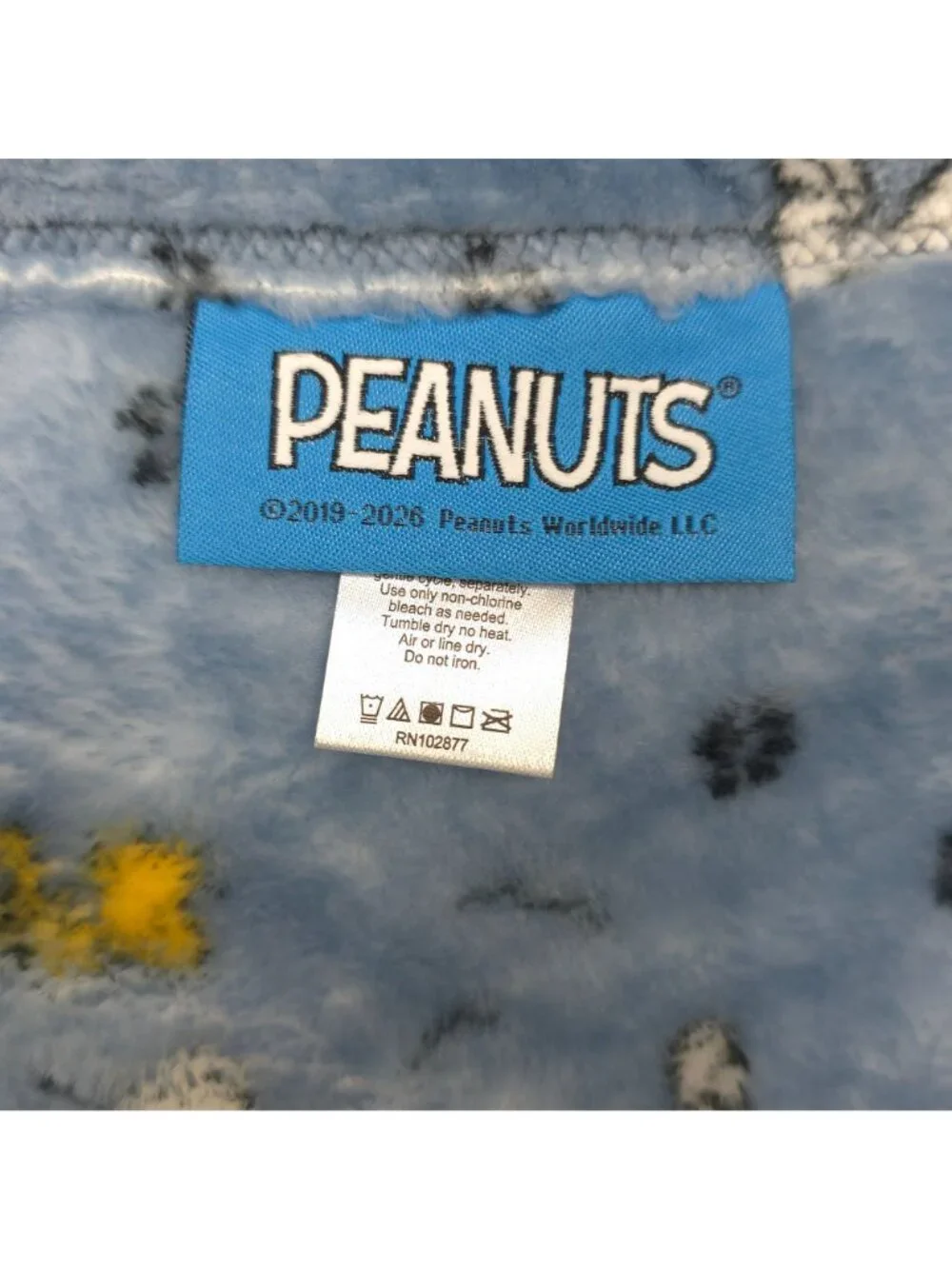 Peanuts Snoopy VelvetLoft Plush Throw Blanket 60